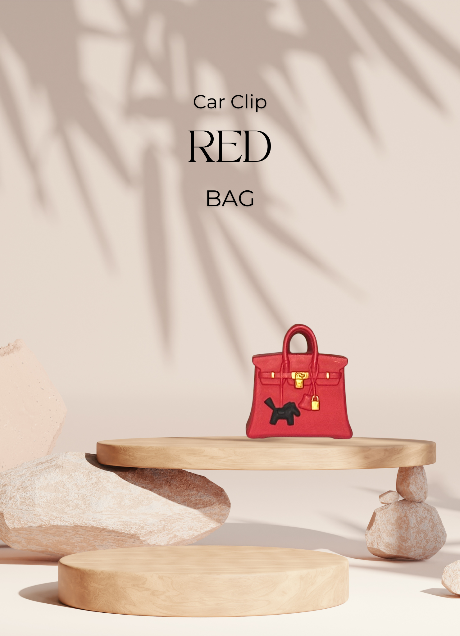 RED BAG - Luxus Car Clip in Taschenform